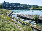 3 lacs à vélo-03 (762 visits) Echelle à poisson en aval du barrage de déversement du canal de l'Aar dans le lac de Bienne 3 lacs à vélo-03