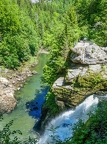 2026-05mai24-10 (177 visits) Avec autant d'eau, la cascade du saut du Doubs est spectaculaire et attire beaucoup de visiteurs... 2026-05mai24-10